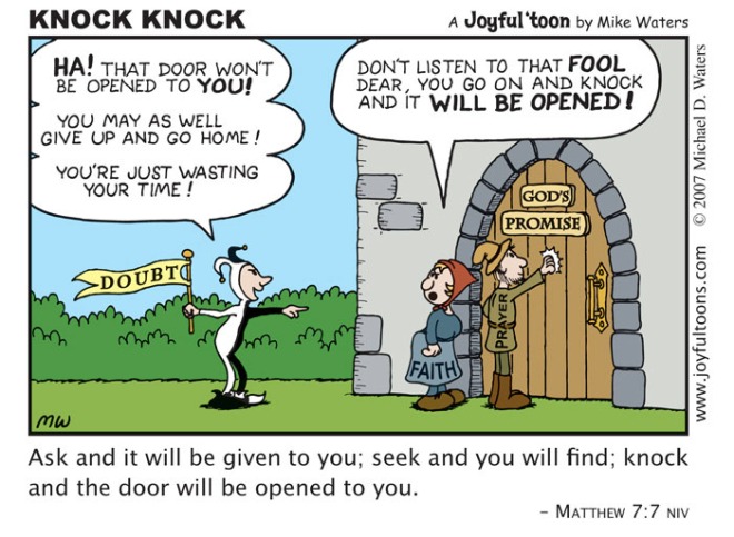 Knock Knock - Matthew 7:7